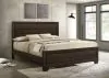 CoasterEveryday 204391KW Kauffman - Wood California King Panel Bed - Dark Cocoa
