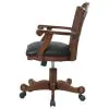 CoasterEssence 100872 Turk - Upholstered Swivel Dining And Game Chair - Tobacco