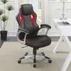 CoasterEssence 801497 Lucas - Upholstered Adjustable Home Office Desk Chair - Black
