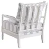 CoasterElevations 903835 Blanchett - Upholstered Bobbin Accent Chair - White And Navy