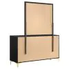 CoasterEveryday 224453M Kendall - 6-Drawer Dresser With Mirror - Black