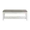 Intercon AO-BR-5550B-WHT-C Intercon AO-BR-5550B-WHT-C Andover - Bench - White