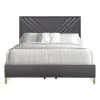 New Classic 00-B1826-300 New Classic 00-B1826-300 Symmetry - Queen Bed - Gray