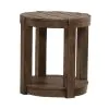 Liberty Furniture 449-OT1022 Liberty Furniture 449-OT1022 Broadmore - Round Chairside Table - Cobblestone Brown