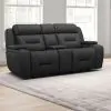 Liberty Furniture 7019CO-22P Liberty Furniture 7019CO-22P Chapman - Loveseat With Console P2 & ZG - Aline Coal