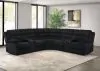 Coaster Fine Furniture 601520 Atkinson - Upholstered Reclining Sectional Sofa - Black