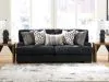 Benchcraft® 8040438 Whitmore Manor - Sofa - Black Pearl