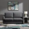 ACME LV06650 ACME LV06650 Jinn - Sofa With Sleeper Queen - Charcoal Chenille