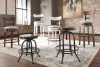 Ashley Furniture D546-430 Valebeck - Tall UPH Swivel Barstool - Brown