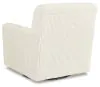 Ashley Furniture A3000365 Herstow - Swivel Glider Accent Chair - Ivory