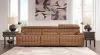 Ashley Furniture U92708S3 Ashley Furniture U92708S3 Temmpton - 3-Piece Power Reclining Sectional Sofa - Chocolate