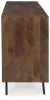 Ashley Furniture A4000577 Dreggan - Accent Cabinet - Brown / Gold Finish