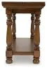 Ashley Furniture T609-4 Sturlayne - Flip Top Sofa Table - Brown