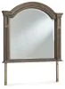 Ashley Furniture B944/31/36/46/58/56/97 Ardenfield - 6 Pc. - Dresser, Mirror, Chest, King Upholstered Sleigh Bed - Light Brown