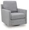 Ashley Furniture A3000737 Ashley Furniture A3000737 Freybourne Next-Gen Nuvella - Swivel Accent Chair - Pewter