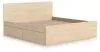 Ashley Furniture EB9632B18 Ashley Furniture EB9632B18 Onita - Queen Panel Platform Bed With 2 Side Storage - Natural