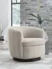 Ashley Furniture A3000786 Annbury - Swivel Accent Chair - Light Beige