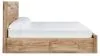 Ashley Furniture B1050B8 Ashley Furniture B1050B8 Hyanna - Queen Panel Bed With 6 Storage Drawers - Tan