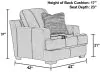 Jackson Furniture Industries 450701-1273/89-3073/89 Marco - Leather Chair - Chocolate