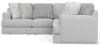 Jackson Furniture Industries 3303/72/46-18 Jackson Furniture Industries 3303/72/46-18 Logan - 2 Piece Upholstered Sectional With Comfort Coil Seating And 8 Accent Pillows Included - Moonstruck