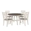 New Classic D1903-11 Maisie - Round Table - White / Brown