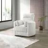 New Classic U5482-18-WHT New Classic U5482-18-WHT Embrace - Swivel Accent Chair - Cream