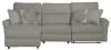 Jackson Furniture Industries 626/12/14/17-46 Jackson Furniture Industries 626/12/14/17-46 McPherson - 3 Piece Power Reclining Sectional With 1 LSF Lay-Back Chaise And 1 Lay-Flat Recliner - Beige