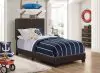 CoasterEveryday 300762T Dorian - Upholstered Twin Panel Bed - Brown