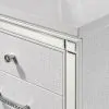 New Classic 02-9698W-VMS New Classic 02-9698W-VMS Valentino - Vanity Table & Mirror & Stool - White
