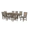 New Classic 40-3412-D8C New Classic 40-3412-D8C Harrisburg - Dining Table & 8 Chairs - Brown