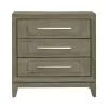 Liberty Furniture 789-BR61 Brentwood - 3 Drawer Nightstand With Charging Station - Sandstone