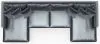 Jackson Furniture Industries 2245/75/31/76-23 Jackson Furniture Industries 2245/75/31/76-23 Remington - 4 Piece Modular Double Chaise Sectional - Slate