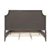 Pulaski Furniture P393-BR-K5 Pulaski Furniture P393-BR-K5 Asher Park - California King Upholstered Bed - White / Piano Brown