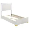 Coaster Fine Furniture 222931TB1 Marceline - Twin Headboard, Footboard & Slats, Box 1 of 2 - White