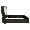 Coaster Fine Furniture 222491QB1 Leandro - Queen Headboard, Box 1 of 3 - Burnished Black