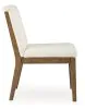 Benchcraft® D863-01 Marxmore - Dining Upholstered Side Chair (Set of 2) - Beige / Brown