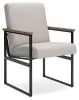 Ashley Furniture H632/44/01A/70 Montia - Home Office Desk, Desk Chair, Bookcase - Light Brown