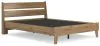 Ashley Furniture EB1866B3 Ashley Furniture EB1866B3 Deanlow - Queen Platform Panel Bed - Honey