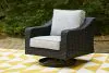 Ashley Furniture P792-821 Beachcroft - Swivel Lounge Chair - Black / Light Gray