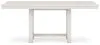 Ashley Furniture D642/32/124(3) Robbinsdale - 7 Pc. - Rectangular Counter Height Dining Extension Table, 6 Barstools - Antique White