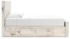Ashley Furniture B2310B13 Ashley Furniture B2310B13 Lawroy - King Panel Bed With 2 Under Bed Storage Units - Light Natural
