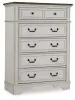 Ashley Furniture B747-46 Blendon - Five Drawer Chest - Two-tone