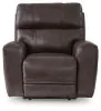 Ashley Furniture PCU6450613 Crossplex - Power Recliner / Adjustable Headrest - Smoke