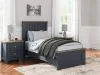 Ashley Furniture B414/21/26/53/52/86 Ashley Furniture B414/21/26/53/52/86 Landocken - 5 Pc. - Dresser, Mirror, Twin Panel Bed - Brown / Blue