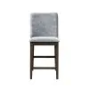 New Classic D3434-CS-GRY New Classic D3434-CS-GRY Kody - Upholstered Counter Chair (Set of 2) - Stone Gray