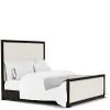 Riverside Furniture 27180-27181-27172 Lydia - King Upholstered Bed - White