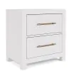 Riverside Furniture 30768 Rosalie - 2 Drawer Nightstand - White