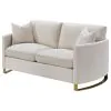 CoasterElevations 508822 Corliss - Upholstered Arched Arm Loveseat - Beige
