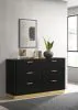 Coaster Fine Furniture 224783 Caraway - 6-Drawer Dresser - Black