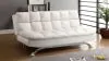 Furniture of America CM2906WH Aristo - Futon Sofa - White